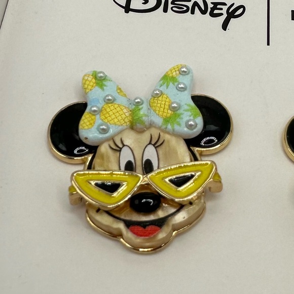 BaubleBar Disney Minnie Mouse sunglasses earrings NWT - Picture 5 of 5